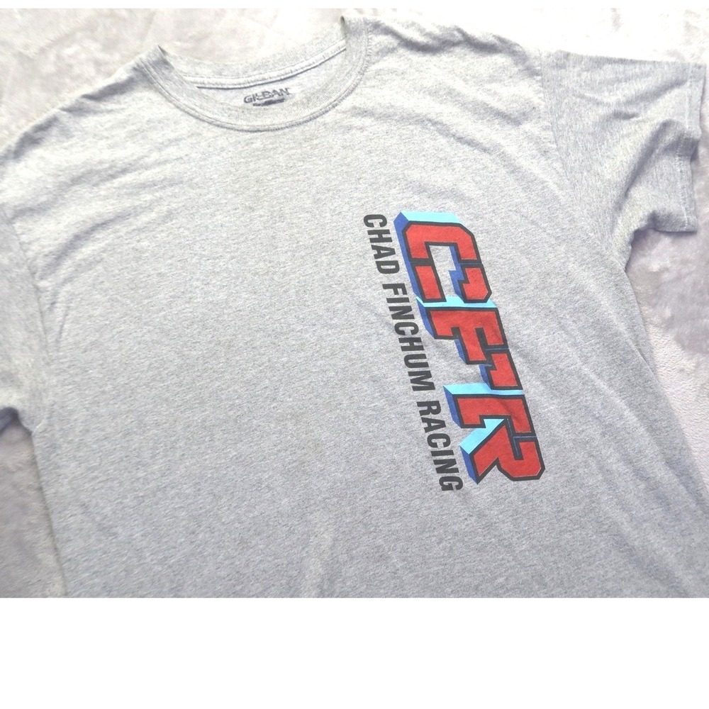 CFR Racing Chad Finchum Xfinity NASCAR T Shirt L Mustang Dark Horse‎ Garage 66